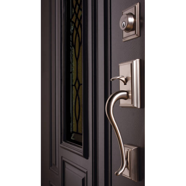Schlage Addison Handleset with Single Cylinder Deadbolt and Latitude
